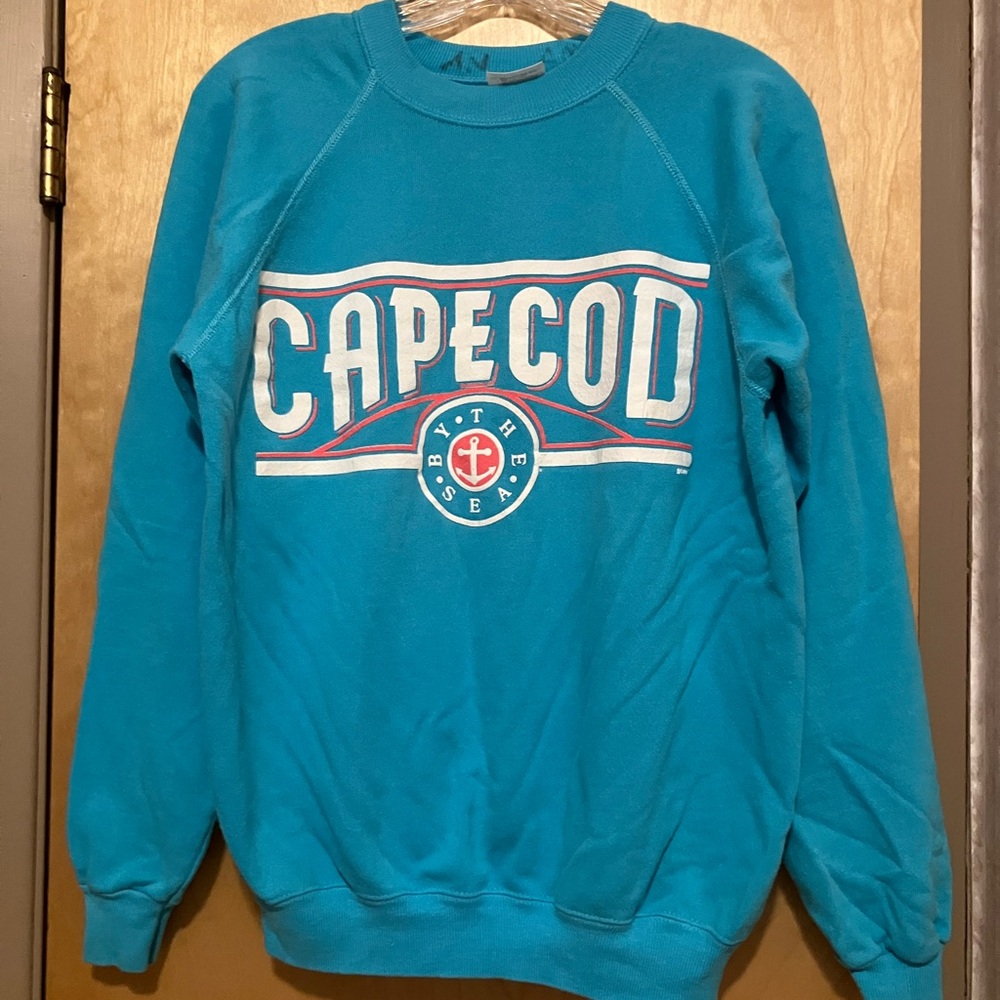 Vintage Cape Cod Sweatshirt, Vintage Massachusetts Sweatshirt, 1980s 80s Jumper